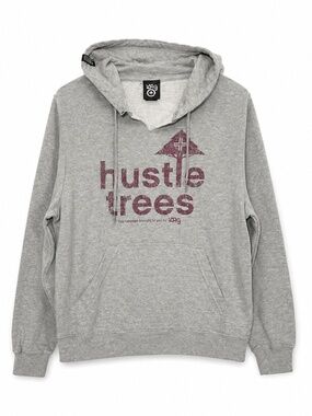 4/$20➡️ Vintage Y2K LRG “Hustle Trees” Grey Hoodie – Size Large GUC